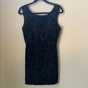 Rampage Black Floral Mini Dress